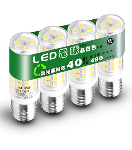 Amazon | Panasonic KTクリプトン電球 E17口金 LDS100V40W・K・T